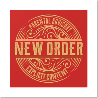 New Order Vintage Ornament Posters and Art